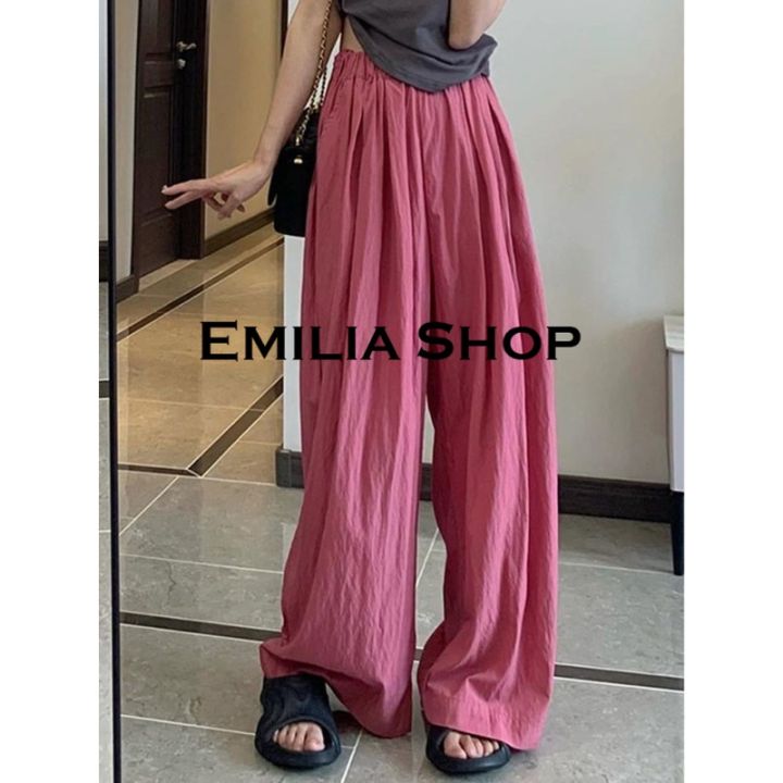 ส่งของ-emilia-shop-กางเกงขายาว-กางเกงเอวสูง-ผู้หญิงสไตล์เกาหลี-เสื้อผ้าแฟชั่นผู้หญิง-2023-ใหม่-a29l02k-0613