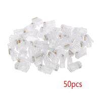 50ชิ้น/แพ็ค10P1ในตัวเชื่อมสายเคเบิลเครือข่ายปลั๊กคริสตัล RJ48 R9JB โมดูลาร์