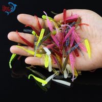 Soft Pesca Lure Carp Soft UL Bait Artificial Lure Bait Swimbaits Worm Fishing Colors Mixed Fishing [hot]100pcs Fishing 4cm/0.3g