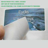 White or Transparent PVC/PP/PET/VINYL Waterproof/UV Resistant labels Customized Sticker For Glass/Plastic Bottle