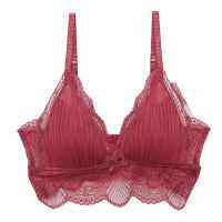 BSC Lingerie ชุดชั้นในเซีกซี่ลูกไม้ รุปเเบบ NONWIRE BRA ไม่มีโครง - BB3387 WI