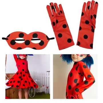 Kesoto Ladybug Costume Set Halloween Polka Dots Women Kids