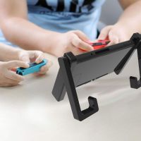 +【； Universal Car Holder For Nintend Switch Console In Car Mount Stand No Magnetic Two In One Car Bracket NS Adjustable Desktop Hold