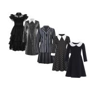 【YF】 Wednesday Addams dress dancing queen costume Dance Valentine The Family - Candylion Cosplay