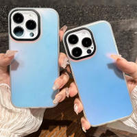 ROYE ผิวด้านแบบเกล็ดน้ำแข็งสีสันเคสครอบโทรศัพท์สำหรับ iPhone 12 Pro สำหรับ iPhone 14 Pro Max 13 12 11กันกระแทก