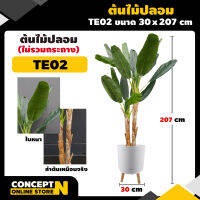 ต้นไม้ปลอม TE02 สำหรับตกแต่งห้อง สินค้ามาตรฐาน Concept N