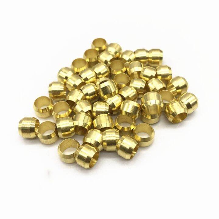 10PCS 3mm 4mm 6mm 8mm 10mm Brass Double Taper Ferrule Compression