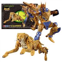 TAKARA TOMY ชุด Cheetor MP-34เปลี่ยนรูปแบบดั้งเดิม BW11 MP34ชิ้นส่วนโลหะตุ๊กตาขยับแขนขาได้โมเดลหุ่นยนต์แปลงร่างตุ๊กตาคริสต์มาสกวางเรนเดียร์เด็ก