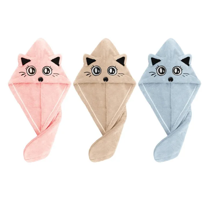 muji-high-quality-thickening-y-thickened-cute-cat-ears-dry-hair-hat-embroidered-coral-fleece-head-scarf-quick-drying-absorbent-bath-dry-hair-towel-girls