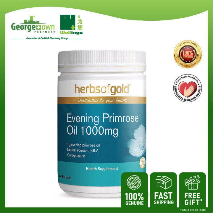 Herbs of Gold Evening Primrose Oil (1000mg x 300s) Wellings