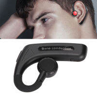 หูฟัง Bluetooth Bone Conduction สเตอริโอบลูทูธ 5.0 แฮนด์ฟรีไร้สายมัลติฟังก์ชั่นหูฟังสำหรับคนหูหนวก