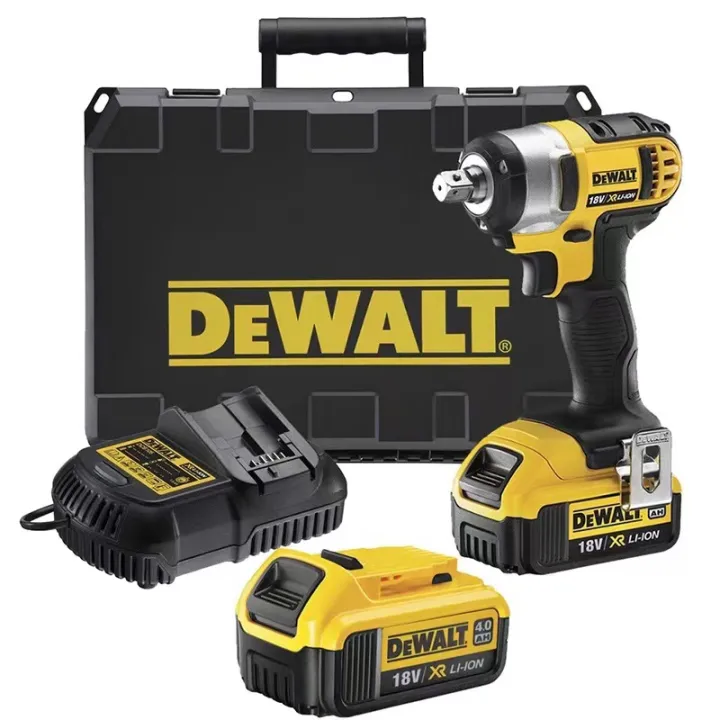 ของแท้-100-dewalt-ประแจไร้สาย-dcf880-ประแจผลกระทบแบบไม่มีแปรง-มาพร้อมกับแบตเตอรี่ลิเธียม-20v-สองก้อน-เครื่องมือไฟฟ้า