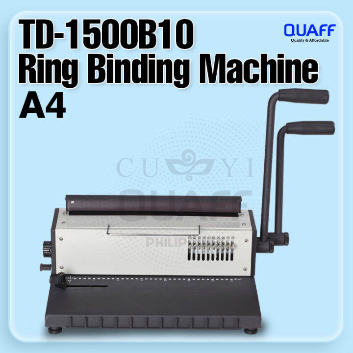 QUAFF TD1500B10 WIRE Binding Machine Heavy Duty A4 Size Lazada PH