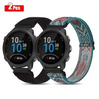 2pcs Nylon Strap For Garmin Forerunner 55 245 645 Music Strap Watchband For Garmin Venu /Vivoactive 3 Music/Vivomove HR Band