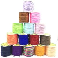 【YD】 Wholesale 100m/roll 0.5mm Colorful Chinese Knotting Cords for Beads Thread String