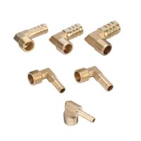 Garden Irrigation Accessories Brass Barbed Pipe Fitting Elbow Connector 6/8/10/12/14/16mm to 3/8" BSP Male Thread Coupling Watering Systems  Garden Ho