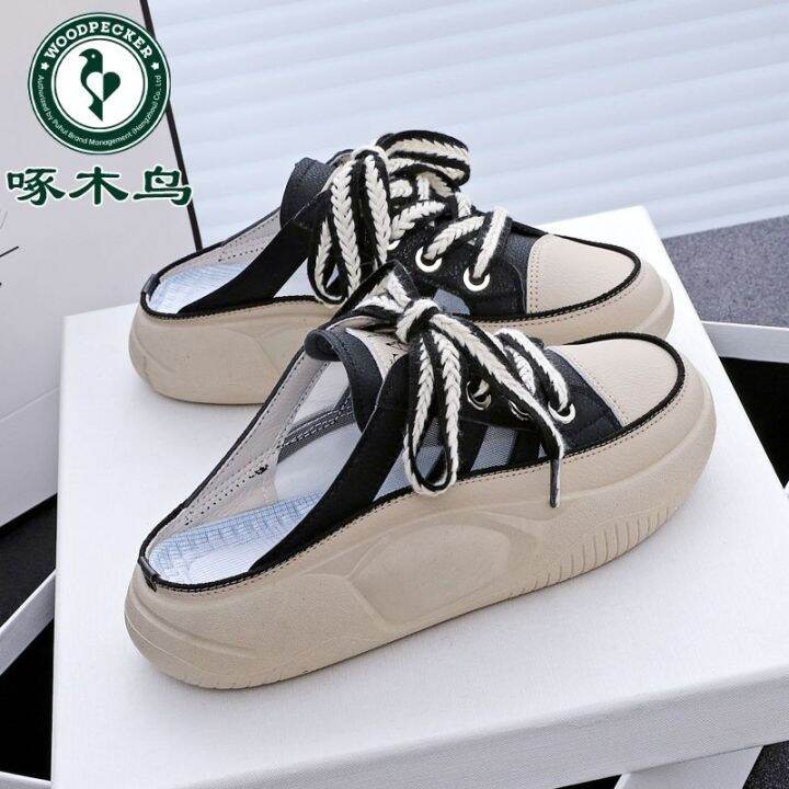 hot-sale-woodpecker-baotou-womens-outerwear-2023-summer-new-fashion-all-match-thick-soled-non-slip-comfortable-casual-half-slippers