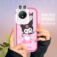 สำหรับเคสโทรศัพท์มือถือ Vivo Y02 Y02การ์ตูนน่ารักเฮลโลคิตตี้ Pochacco Melody Kuromi เคสโทรศัพท์มีลายเคสเลนส์โทรศัพท์มอนสเตอร์เคสโทรศัพท์มือถือแบบนิ่มฝาครอบป้องกันกันกระแทก