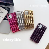 เคสโทรศัพท์น้ำกระเพื่อมชุบสำหรับ IPhone 13 14 Pro Max ปลอกปิดคลุมป้องกันการกระแทกนิ่มสำหรับ IPhone 11 12 Pro Max