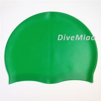 Swimming cap in the pool for long hair silicone fabric pure color pool swimcap hat women waterproof swim cap female male Swim Caps