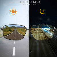 LIOUMO Topแว่นตากันแดดPhotochromicผู้ชายผู้หญิงPolarized Chameleonแว่นตาแว่นตาขับรถAnti-Glareแว่นตากันแดดZonnebril Heren-Youerd