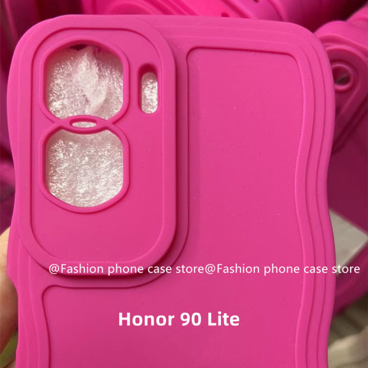 เคสโทรศัพท์-honor90-เคส-phone-case-honor-90-lite-5g-เคสลายคลื่นขนาดใหญ่เรียบง่ายไข่มุกสวยหรู-magnolia-วงเล็บปกอ่อน2023