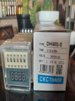 Digital Timer CKC DH48S-S ,24VDC/AC (0.1S to 99H)