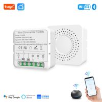 ☂ Tuya WiFi Smart Dimmers Switch Module Supports 2 Way Control LED Lights Dimmable Switch Work with Alexa Google Home