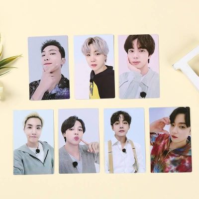 2021 BTS HYBE Museum Card 7pcsset JK V JIMIN JIN SUGA RM J-HOPE HD PhotoCard Fan Gift