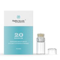 Hydra 20 Pin Micro Needle Titanium Tips Derma Needles Skin Care Anti Aging Whiten Bottle Stamp Serum Injection Reusable