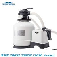 INTEX 26652 / 28652 เครื่องกรองน้ำระบบทราย12,000 ลิตร/ชม.สระขนาดเส้นผ่านศูนย์กลาง18 ฟุต