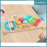 ของเล่นดนตรีไม้เคาะชุุดกลองของเด็ก Koolsoo Xylophone สำหรับเด็กผู้ชายเด็กผู้หญิง