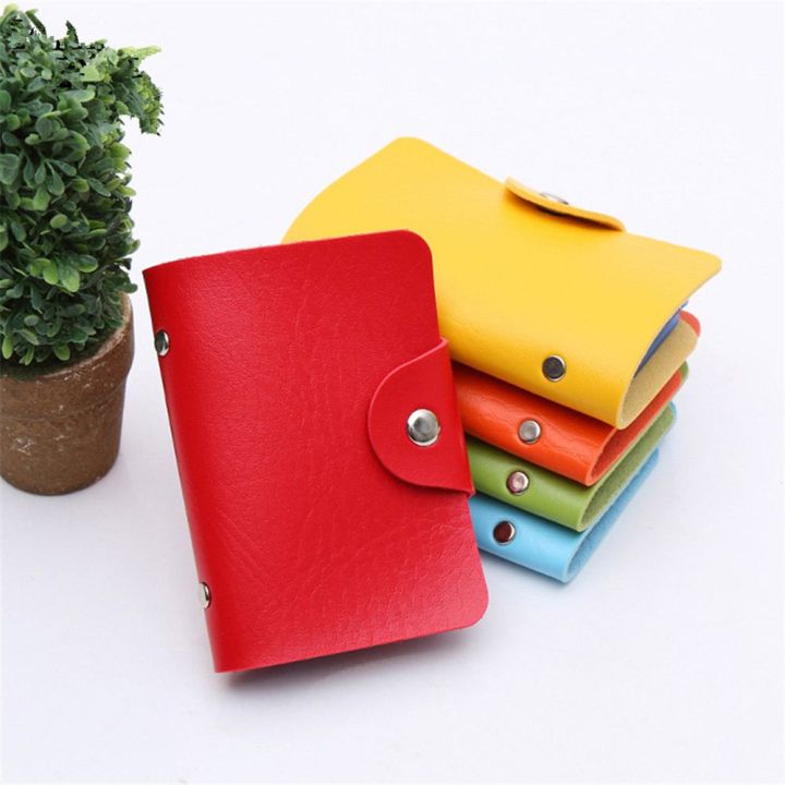 for-24-card-unisex-pocket-women-id-credit-card-holder-pu-leather-wallet