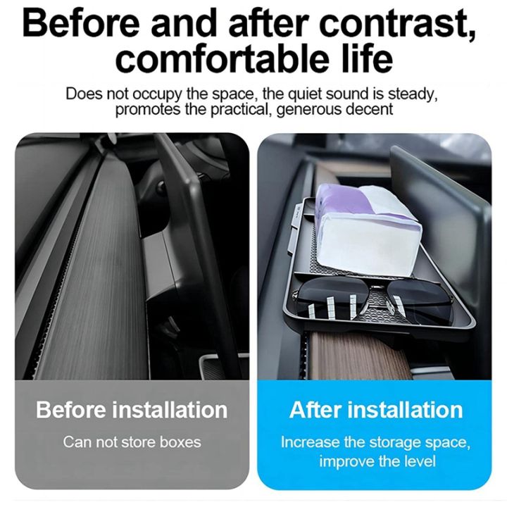 center-console-dash-storage-tray-for-model-3-2021-2022-model-y-2019-2022-dashboard-organizer-tissue-holder