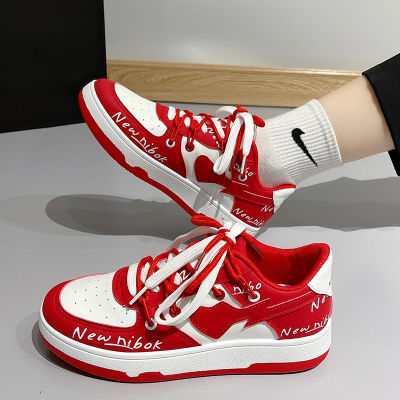 *WA86 รองเท้าผ้าใบสตรี ฤดูร้อนใหม่ ins สไตล์ฮ่องกงทุกการแข่งขันรองเท้าลำลองแนวโน้ม