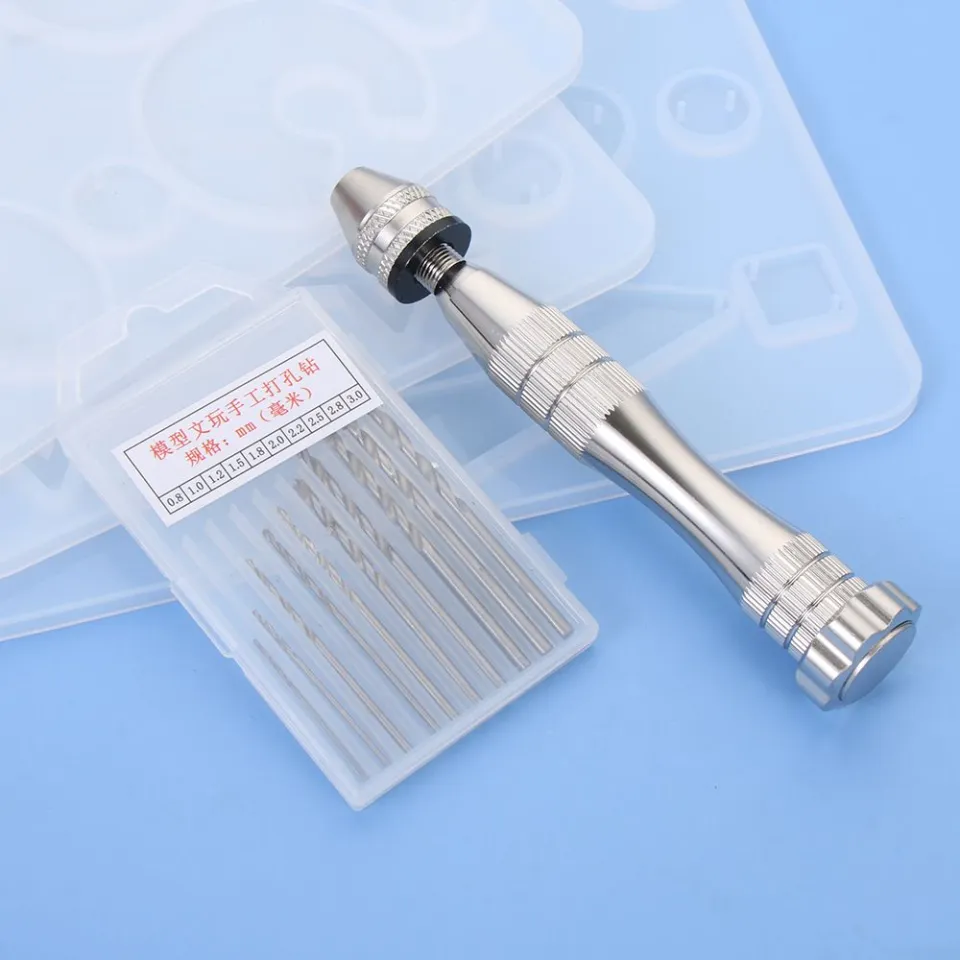 Pendant Resin Crafts UV Epoxy Drill Bits Jewelry Making Tools Hand Drill  Resin Mold Drill Holes Tool