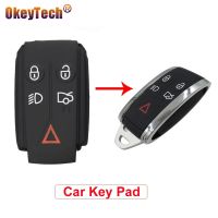 Okeytech แผ่นยางรองคีย์สมาร์ทจากระยะไกลสำหรับจาร์กัว Xf Xk Xkr X S-Type 2007 2008 2009 2010 2012อุปกรณ์เสริม