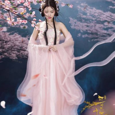 [COD] Three Lives Worlds Same Clothing Guzheng Skirt Ancient Costume Hanfu and Male
