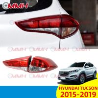 สำหรับ Hyundai Tucson หางหลอดไฟ LED (2015-2019) ไฟท้ายโคมไฟท้ายรถ Lampu Taillamp Taillight โคมไฟ Akhir Lampu Belakang ไฟเบรคหยุดคำเตือน Parkin