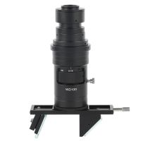 0.7X-5X Adjustable Continuous Zoom Lens 3D 2D FHD C-mount Lens For Industry Digital HDMI VGA USB Microscope Video Camera