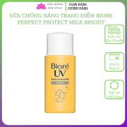Sữa chống nắng toàn thân Biore Perfect Protect Milk Bright SPF50+ PA+++