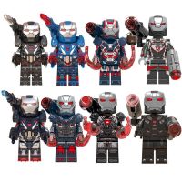 Compatible with LEGO minifigure war machine MK6 mecha DC superhero Iron Man assembled educational building block toys