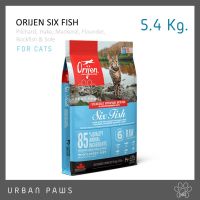 อาหารแมว Orijen - Six Fish สำหรับแมวทุกช่วงวัย ทุกสายพันธุ์ ขนาด 5.4 Kg.