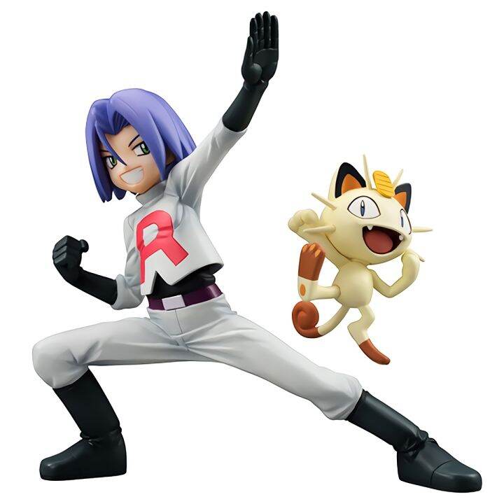 figure-ฟิกเกอร์-จากการ์ตูนเรื่อง-pokemon-g-e-m-series-team-rocket-แก๊งร็อคเก็ต-โปเกมอน-kojiro-amp-nyarth-โคจิโร่-amp-เนียส-james-amp-meowth-เจมส์-ver-anime-ของสะสมหายาก-อนิเมะ-การ์ตูน-มังงะ-คอลเลกชัน-