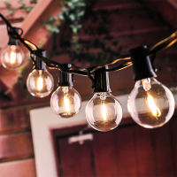 G40 Tungsten Lamp Bulb 15m 102530 LED String Lights Garland Glass Ball Lights Bulbs Indoor Outdoor Patio Party Festival Decor