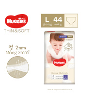 GIẢM 40K ĐƠN 549K Tã quần cao cấp Hàn Quốc Huggies Thin & Soft size L - 44 thumbnail