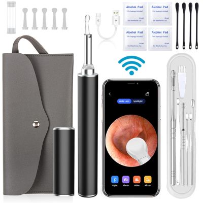 WiFi Ear Cleaner Wax Removal Otoscope Cleaning Pick Tool LED Light Camera Wireless Clean Earwax Remover Personal Health Care