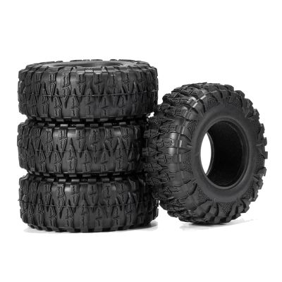 4Pcs 2.2 Inch Rubber Tyre 2.2 Wheel Tires for 1/10 Rc Crawler Scx10 Wrangler 2.2 Wheel Parts Accessories