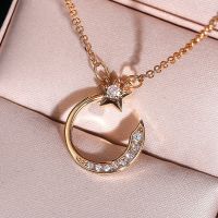 [COD] Cao Shi and wish new Xingyue nail pendant necklace female cold design light luxury clavicle chain