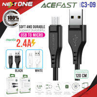 ACEFAST รุ่น C3-09 สายชาร์จ ไมโคร ชาร์จเร็ว 2.4A ยาว 1.2เมตร Max Charging Data Cable C3-09 USB-A to Micro-USB 1.2m lengt Nextone